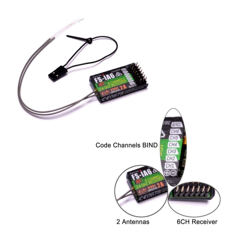 جهاز استقبال Flysky FS-IA6 6CH - مراجعة Drone Racing Battery وسعره