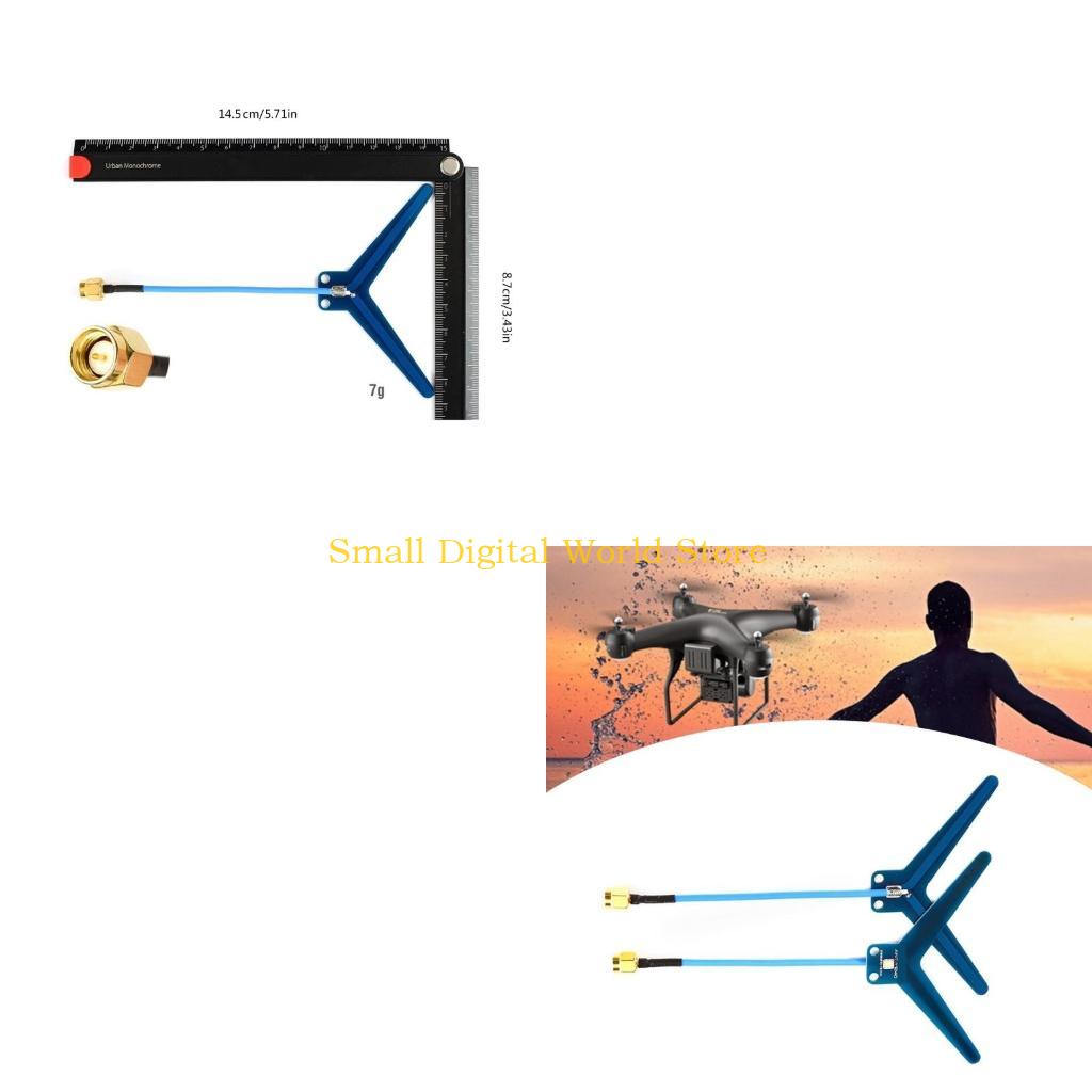77UB Matek Mateksys هوائي ثنائ - مراجعة Drone Racing Antenna وسعره