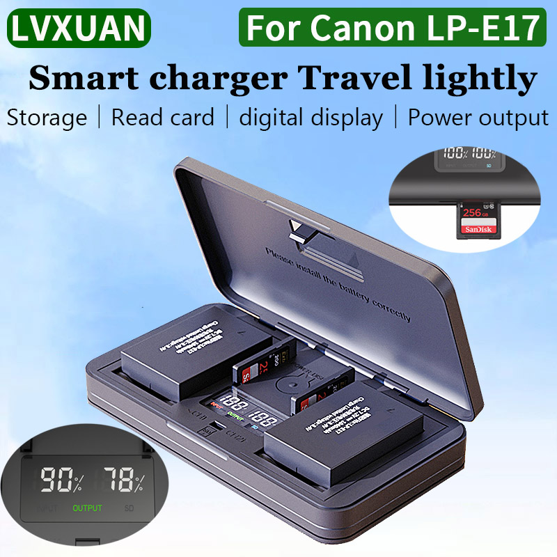 شاحن بطارية LVXUAN LP-E17، لكا - مراجعة Canon Camera Eos R50 وسعره
