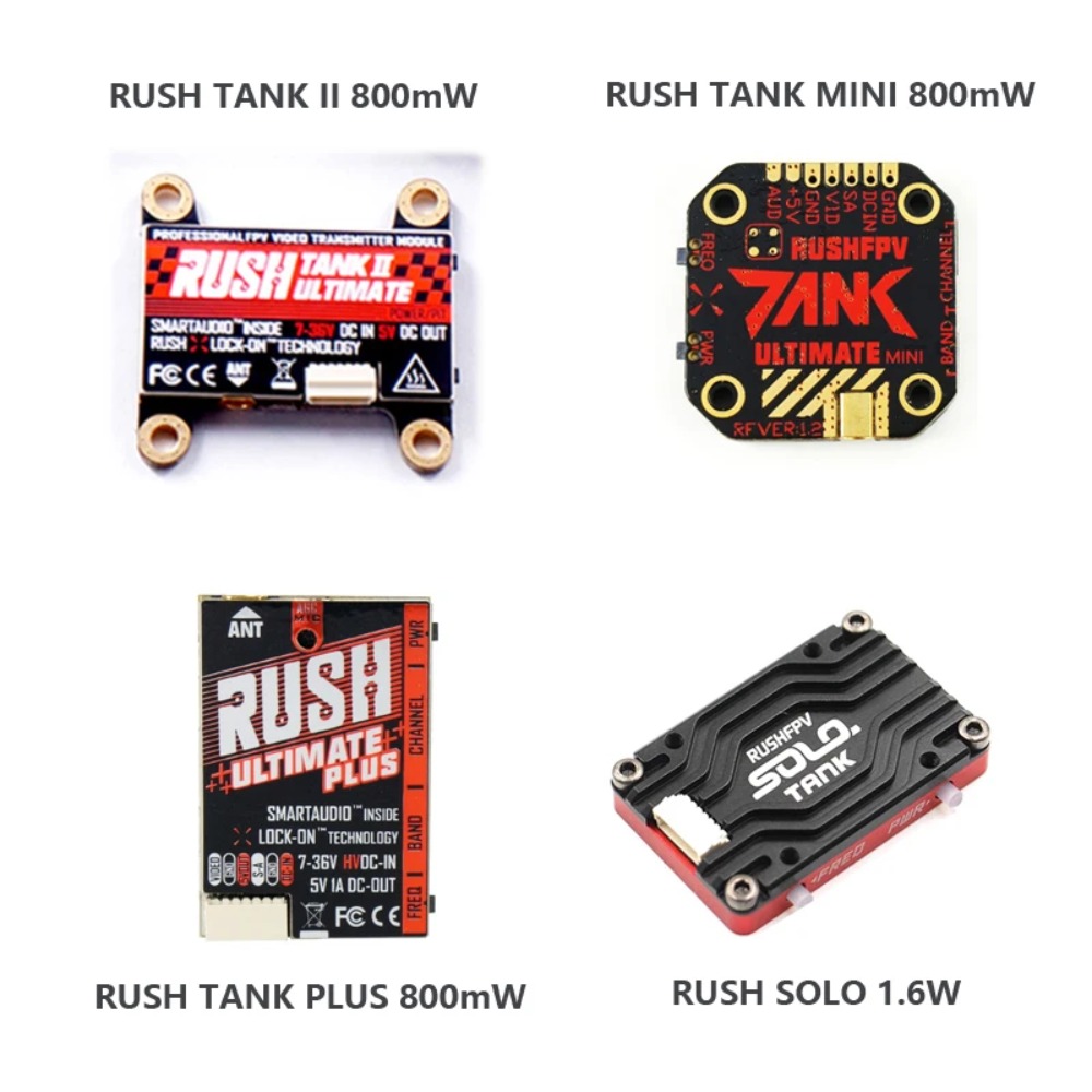 جهاز إرسال الفيديو RUSH TANK U - مراجعة Drone Racing Vtx وسعره