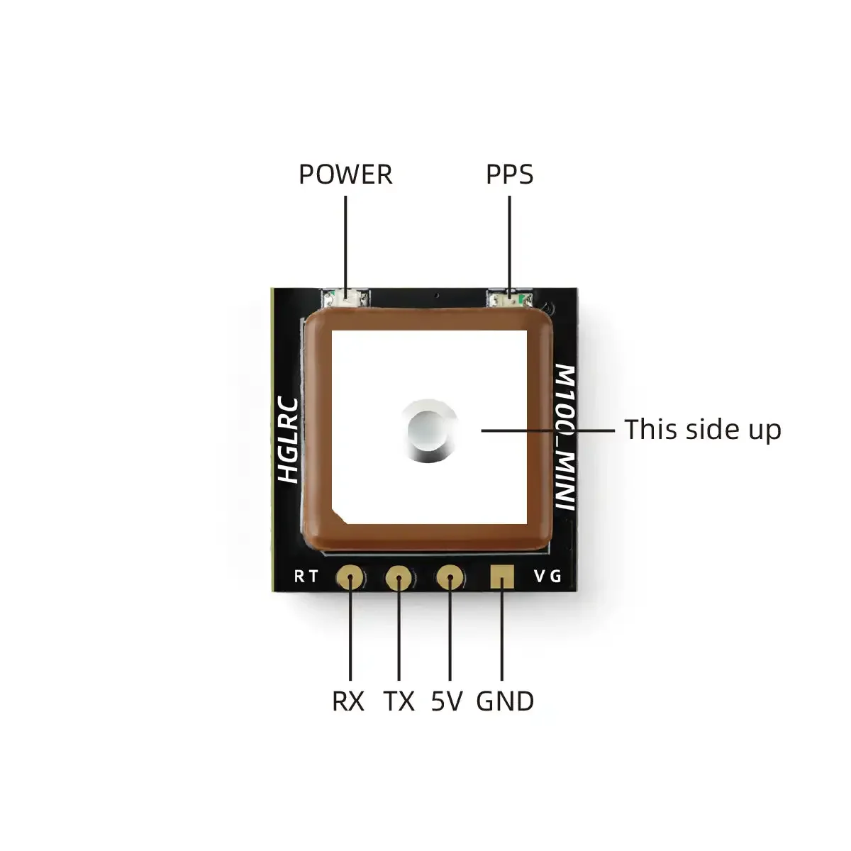 وحدة GPS صغيرة HGLRC M100 M10  - مراجعة Drone Racing Flight Controller وسعره